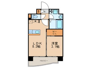 ﾈｽﾄﾋﾟｱ薬院東(1002)の物件間取画像